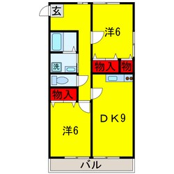 五井駅 バス8分  南国分寺台下車：停歩5分 2階の物件間取画像